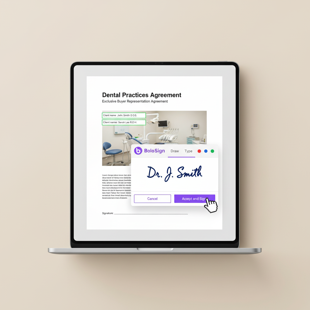 eSignature for Dental Practices by BoloSign