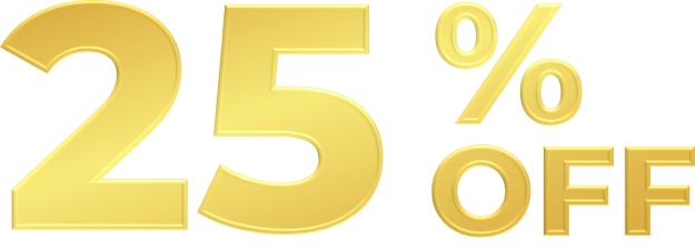 25% OFF