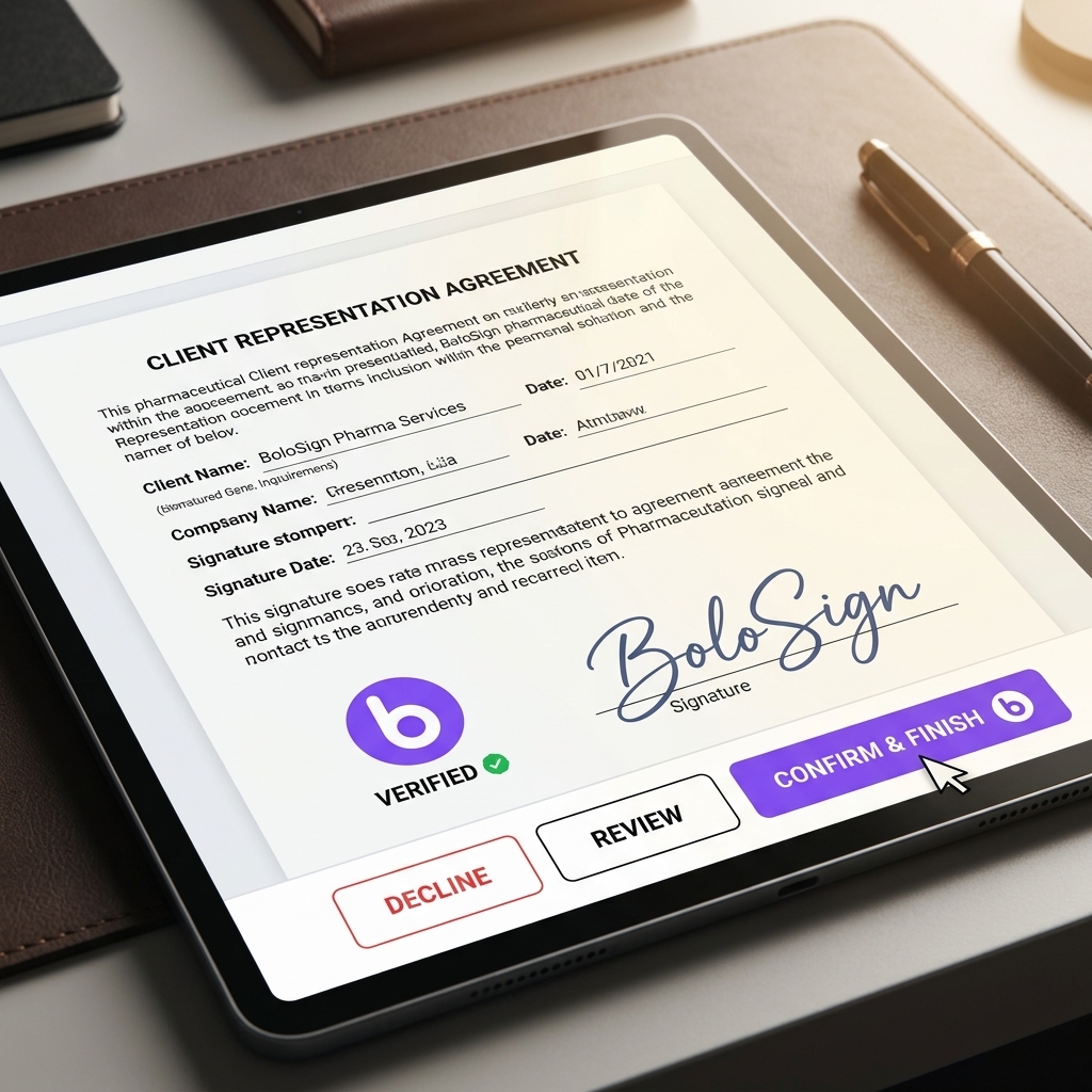 eSignature for Pharmaceutical by BoloSign