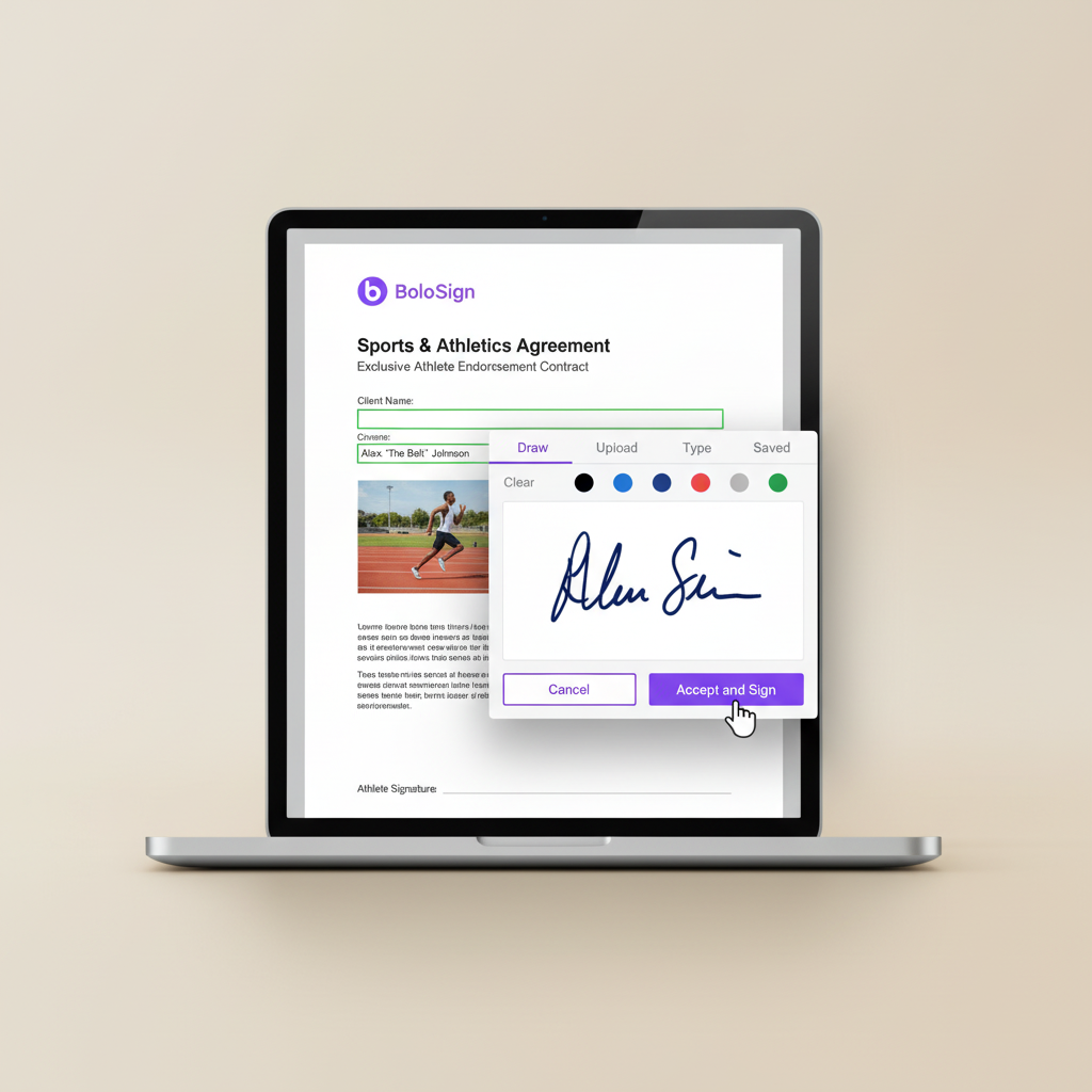 eSignature for Sports & Athletics by BoloSign